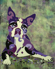 French Bulldog Painting