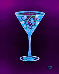 Maritini Glass Purple