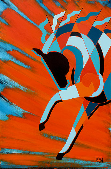 SunDancer of Sunrise Horse Painting Horse Art