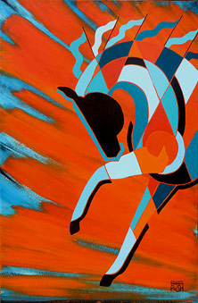 SUnDancer Painting by Barbara Rush