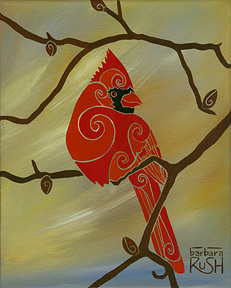 Cardinal Painting