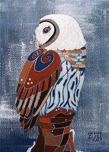 Snowy Owl Painting in Retrospect