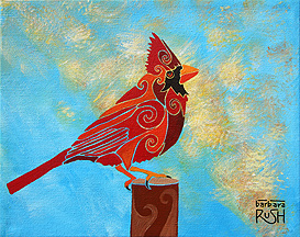 Cardinal Painting