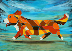 Cardigan Corgi Painting