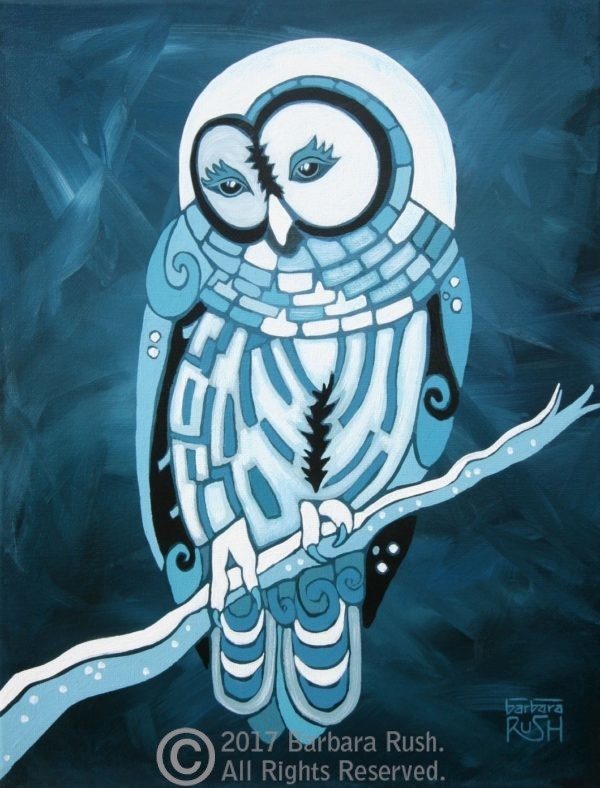 Contemporary Owl Art
