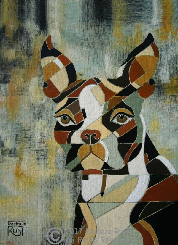 Contemporary Dog Painting