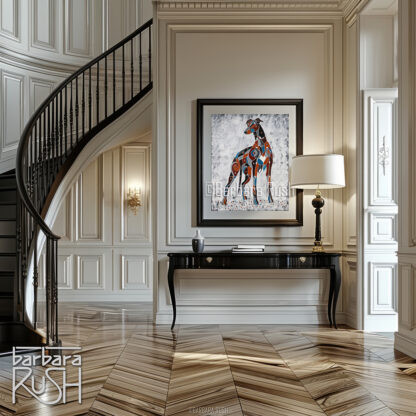 Greyhound Dog Art Modern Dog Art
