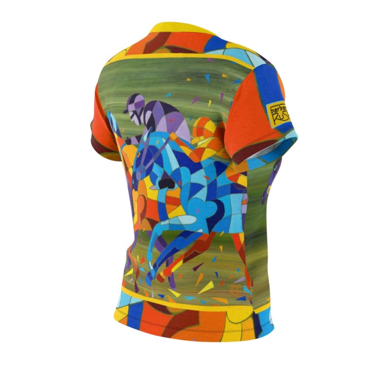 Horse Racing Shirt Women’s Tshirt Derby Race Attire! Barbara Rush
