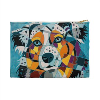 Australian Shepherd Art Accessory Pouch -  For Aussie Lovers!