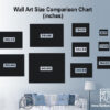 Helpful visual on what the sizes look like compared to a couch:-)