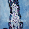 Border Collie Painting