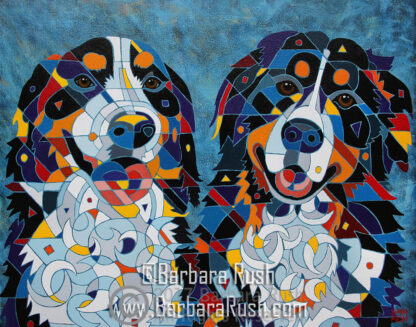 Bernese Mountain Dog Art