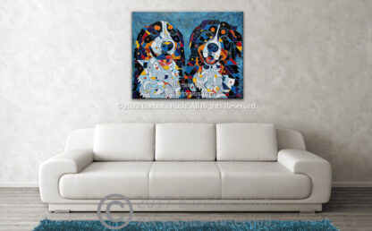 Bernese Mountain Dog Art