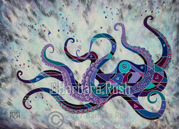 An amazing Octopus painting.