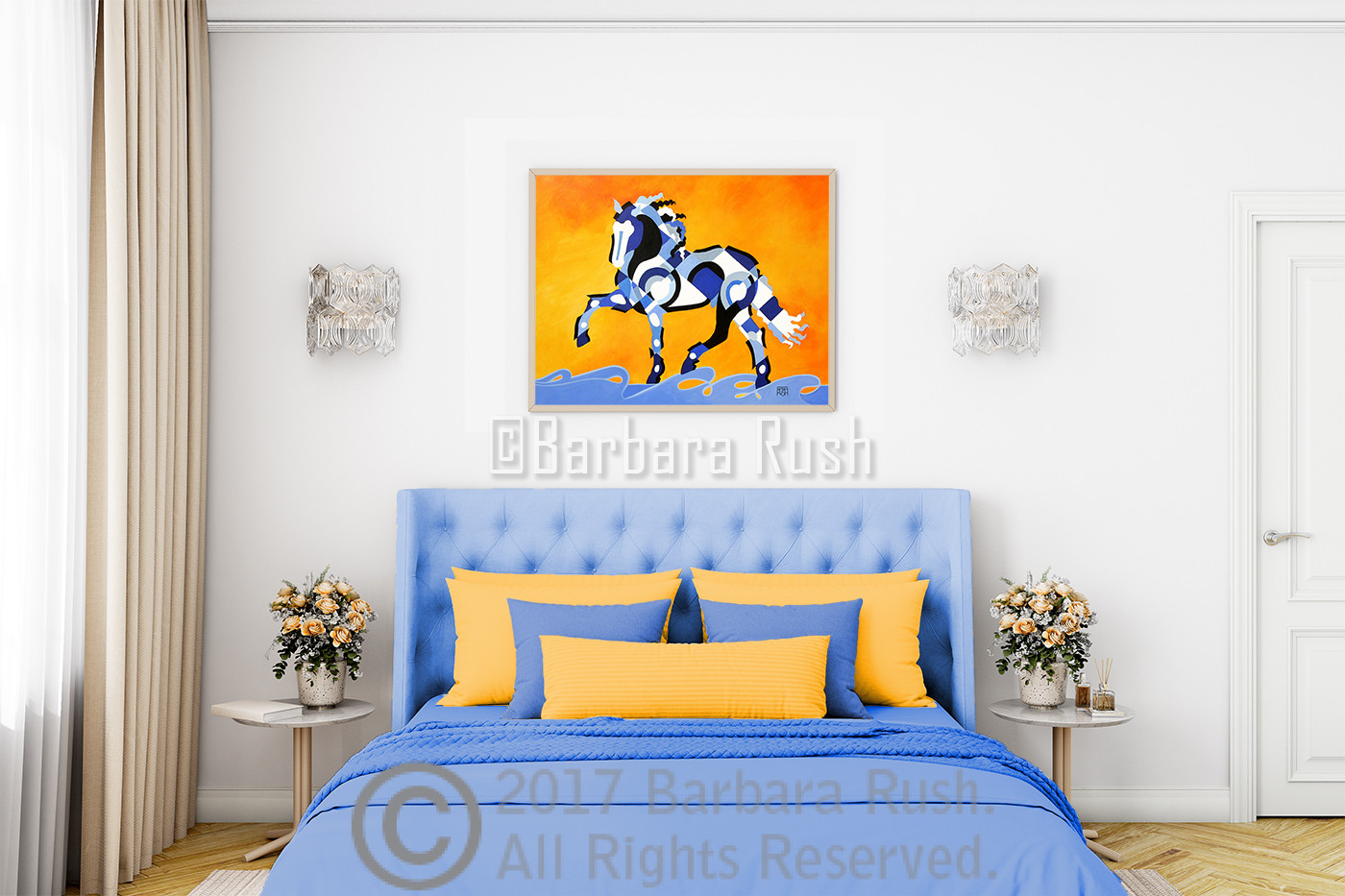 Power of Equus contemporary horse painting