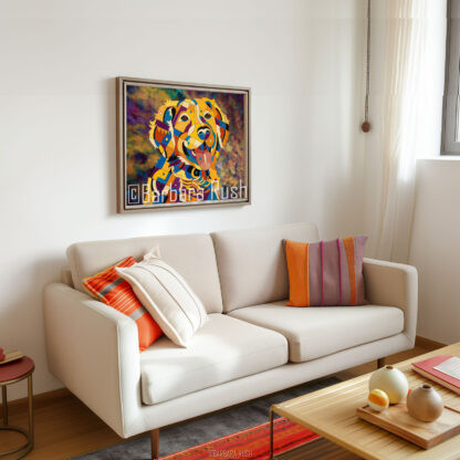 Golden Retriever Dog Art Modern Contemporary Dog Art