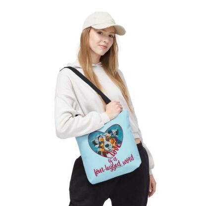 Aussie - Love is a four-legged word Tote Bag - Image 5