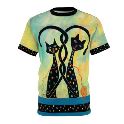 Black Cat Controlled Chaos – Men’s Tee - Image 3