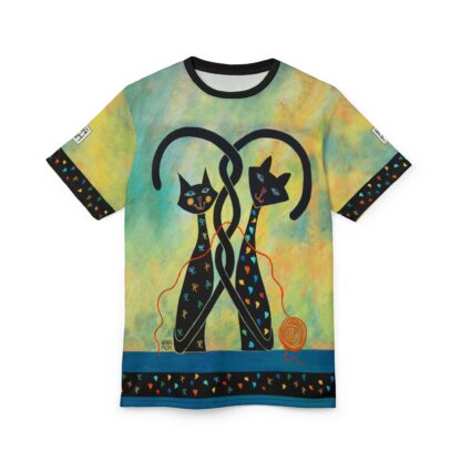 Black Cat Controlled Chaos – Men’s Tee - Image 4