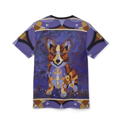 Corgi T-Shirt Men’s Corgi t-shirt Corgi Art on Shirt - Image 4