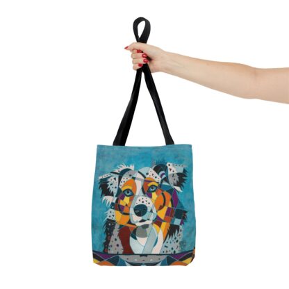 Australian Shepherd Aussie Dog Art Tote Bag - Image 4