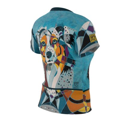 Copy of Australian Shepherd Women's T-shirt Aussie T-Shirt, Barbara Rush - Image 3