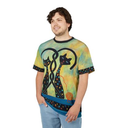 Black Cat Controlled Chaos – Men’s Tee - Image 2