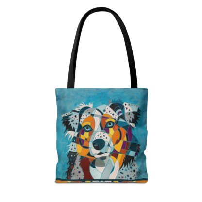 Australian Shepherd Aussie Dog Art Tote Bag - Image 2