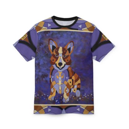 Corgi T-Shirt Men’s Corgi t-shirt Corgi Art on Shirt - Image 2