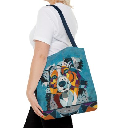 Australian Shepherd Aussie Dog Art Tote Bag - Image 56