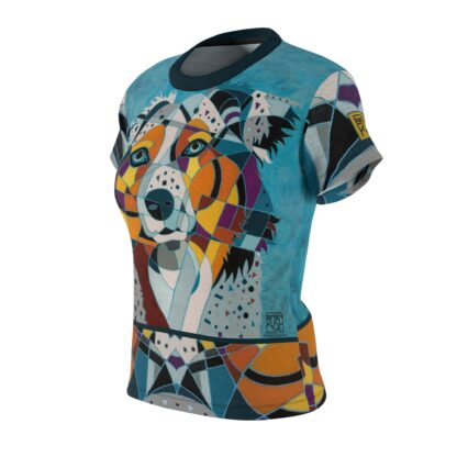 Copy of Australian Shepherd Women's T-shirt Aussie T-Shirt, Barbara Rush - Image 2