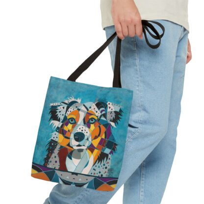 Australian Shepherd Aussie Dog Art Tote Bag - Image 3