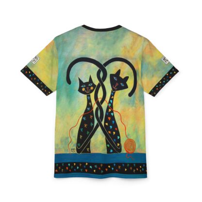 Black Cat Controlled Chaos – Men’s Tee - Image 6