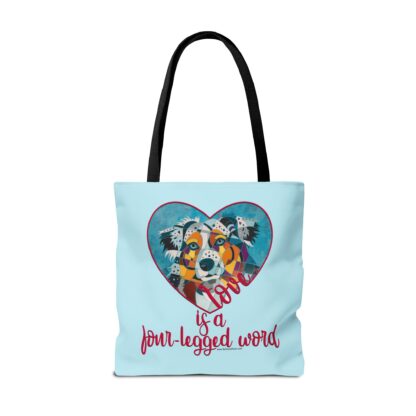 Aussie - Love is a four-legged word Tote Bag - Image 12