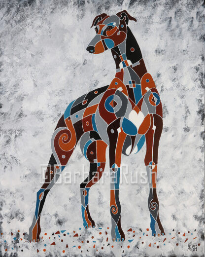 Doberman Ears Down Art Print