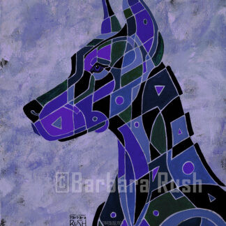Smokey Blue Doberman Barbara Rush