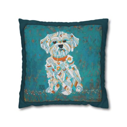 Maltese White Dog Art Pillowcase | Cute Pet Decor, Dog Lovers Gift, Home Accent, Throw Pillow Cover, Unique Animal Gift - Image 13