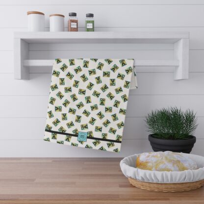 Controlled Chaos Black Cat Print Tea Towels | Perfect Kitchen Decor for Black Cat Lovers | Fun Gift for Housewarming, Birthdays, and Holidays