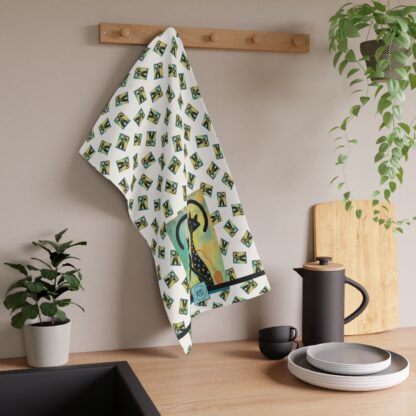 Controlled Chaos Large Image Black Cat Print Tea Towel | Kitchen Decor for Cat Lovers | Fun Gift for Housewarming, Birthdays, and Holidays - Image 6