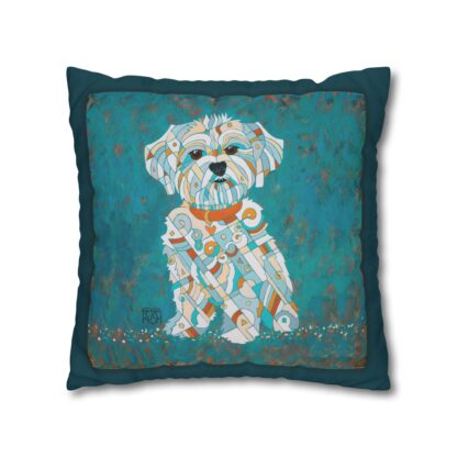 Maltese White Dog Art Pillowcase | Cute Pet Decor, Dog Lovers Gift, Home Accent, Throw Pillow Cover, Unique Animal Gift - Image 15