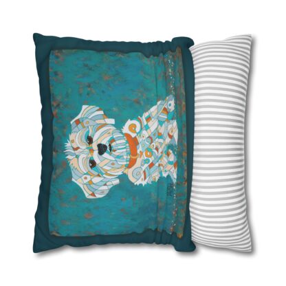 Maltese White Dog Art Pillowcase | Cute Pet Decor, Dog Lovers Gift, Home Accent, Throw Pillow Cover, Unique Animal Gift - Image 26