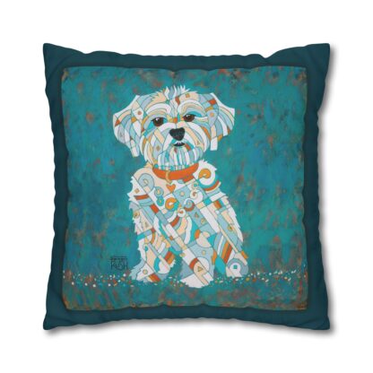 Maltese White Dog Art Pillowcase | Cute Pet Decor, Dog Lovers Gift, Home Accent, Throw Pillow Cover, Unique Animal Gift - Image 27