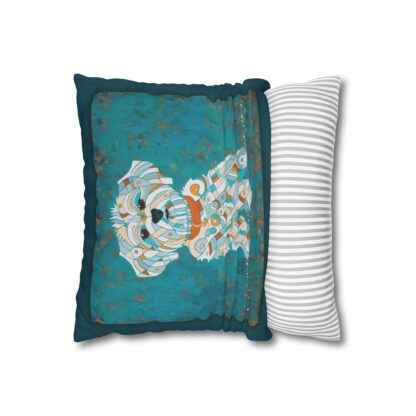 Maltese White Dog Art Pillowcase | Cute Pet Decor, Dog Lovers Gift, Home Accent, Throw Pillow Cover, Unique Animal Gift - Image 2