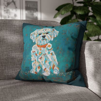 Maltese White Dog Art Pillowcase | Cute Pet Decor, Dog Lovers Gift, Home Accent, Throw Pillow Cover, Unique Animal Gift - Image 18