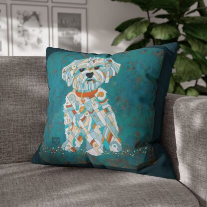 Maltese White Dog Art Pillowcase | Cute Pet Decor, Dog Lovers Gift, Home Accent, Throw Pillow Cover, Unique Animal Gift - Image 24