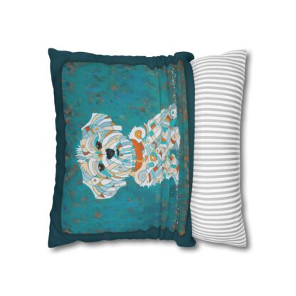 Maltese White Dog Art Pillowcase | Cute Pet Decor, Dog Lovers Gift, Home Accent, Throw Pillow Cover, Unique Animal Gift - Image 8