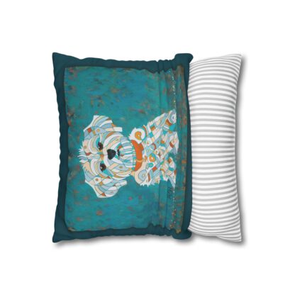 Maltese White Dog Art Pillowcase | Cute Pet Decor, Dog Lovers Gift, Home Accent, Throw Pillow Cover, Unique Animal Gift - Image 4