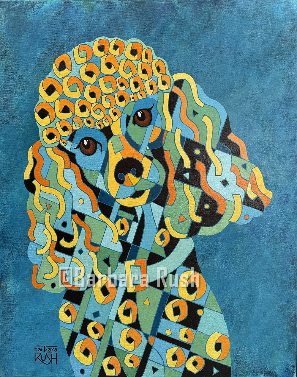 Luna Dream Poodle Art